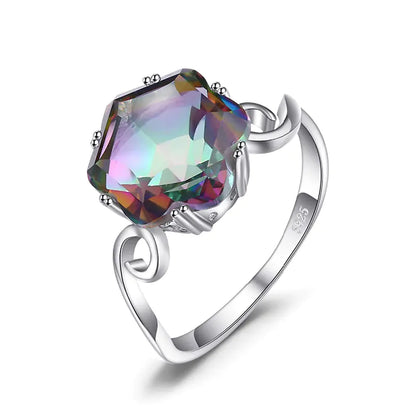 Colorful Gemstone Zircon Ring - Trendy Jewelry - Mystic Edge
