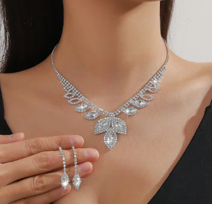 Bridal Jewelry Set - Necklace & Earrings - Mystic Edge
