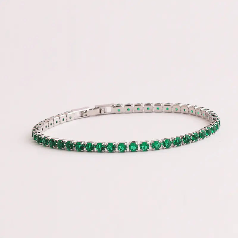 Green Zircon Women's Pull Bracelet Jewelry - Mystic Edge