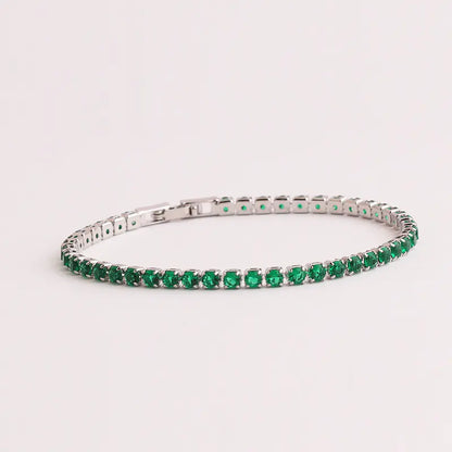 Green Zircon Women's Pull Bracelet Jewelry - Mystic Edge