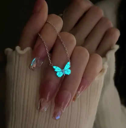 Glow-in-the-Dark Butterfly Jewelry Set - Mystic Edge