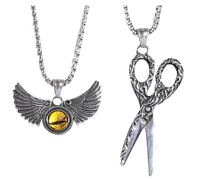 Vintage Feather Pendant Necklace for Hip Hop Style - Mystic Edge